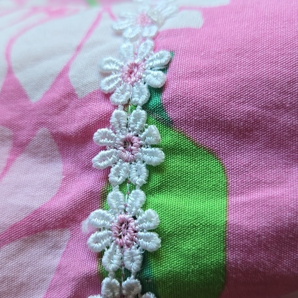 Lilly Pulitzer vintage floral retro mini cotton skirt size 8 - Picture 12 of 15